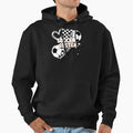 Soccer Sister Checkered Bolt Hoodie - Trendy Graphic Unisex - T-Shirt, Sweatshirt, Hoodie