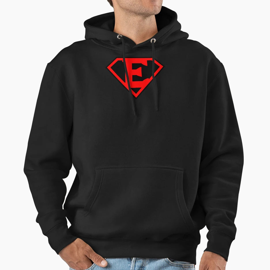 Letter E Super Letter Vol 3 Hoodie - Aesthetic Graphic Unisex - T-Shirt, Sweatshirt, Hoodie
