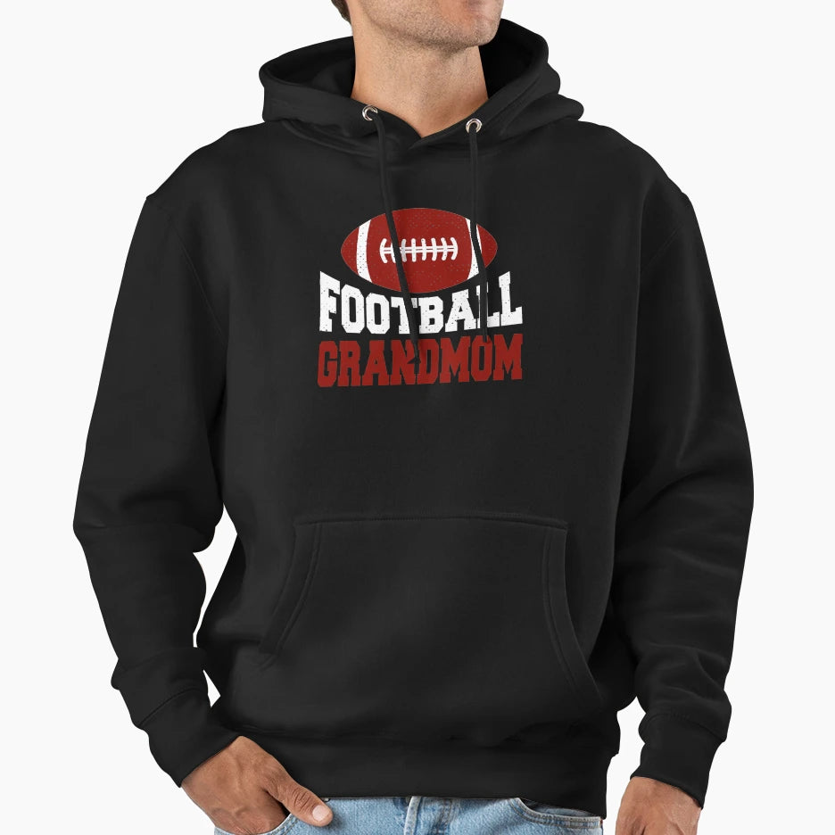 Proud Grandmom American Football Hoodie - Streetwear Style Men Women - T-Shirt, Sweatshirt, Hoodie