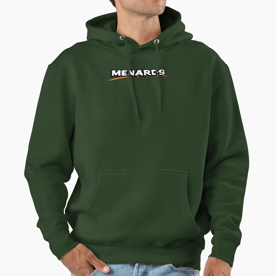 Menards Logo Hoodie - Minimalist Print for Adults - T-Shirt, Sweatshirt, Hoodie