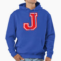 Big Red Letter J Hoodie - Streetwear Style Unisex - T-Shirt, Sweatshirt, Hoodie