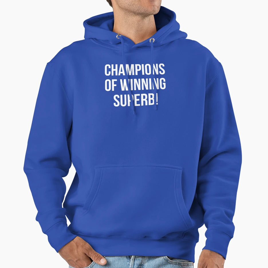 Champions Winning Superb W Roufxis Rb Hoodie - Streetwear Style for Adults - T-Shirt, Sweatshirt, Hoodie