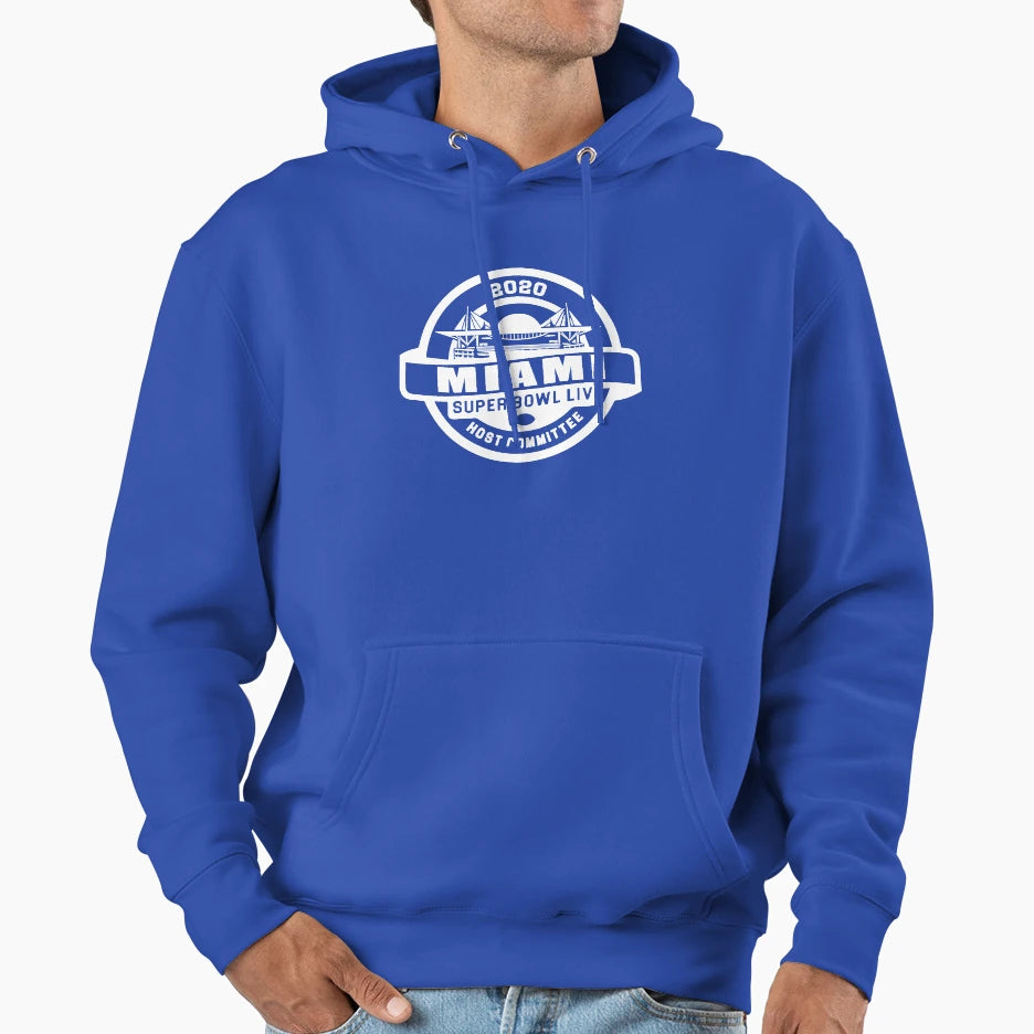 Superbowl 2020 Miami Hoodie - Novelty Apparel Unisex - T-Shirt, Sweatshirt, Hoodie