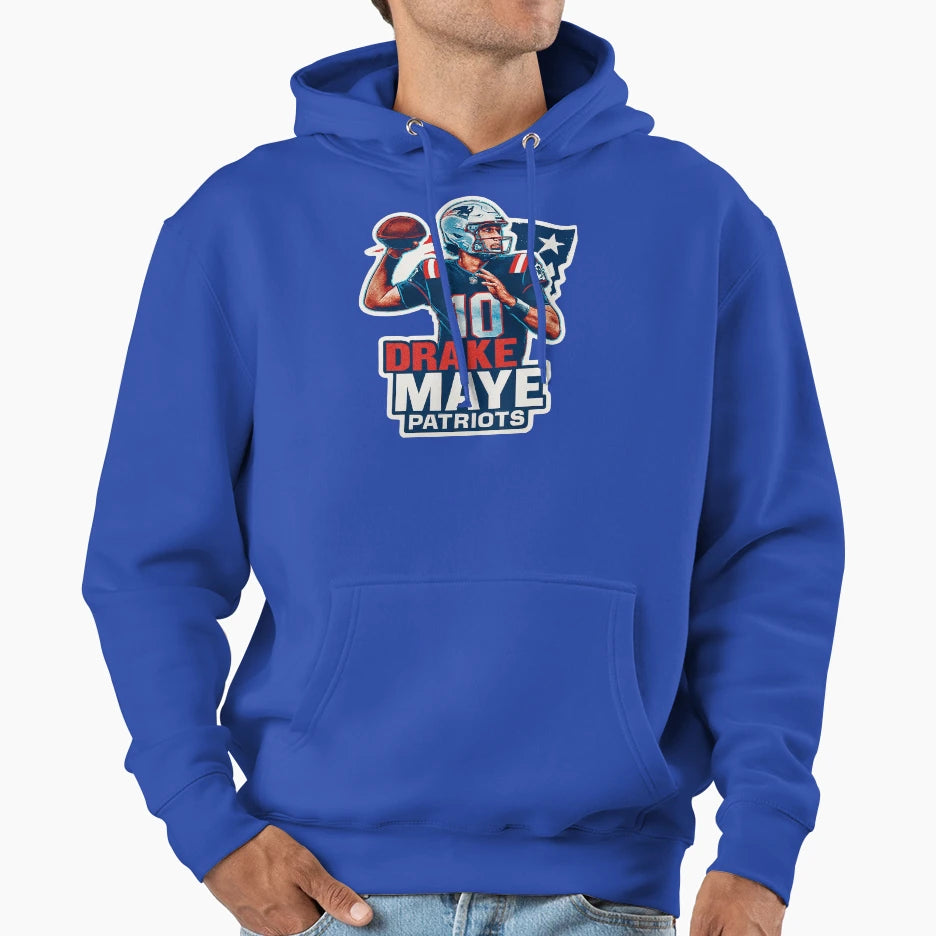 Drake Maye Hoodie - Fun Novelty Design Unisex - T-Shirt, Sweatshirt, Hoodie