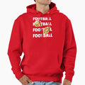 Football Lover Hoodie - Custom Art Print for Adults - T-Shirt, Sweatshirt, Hoodie