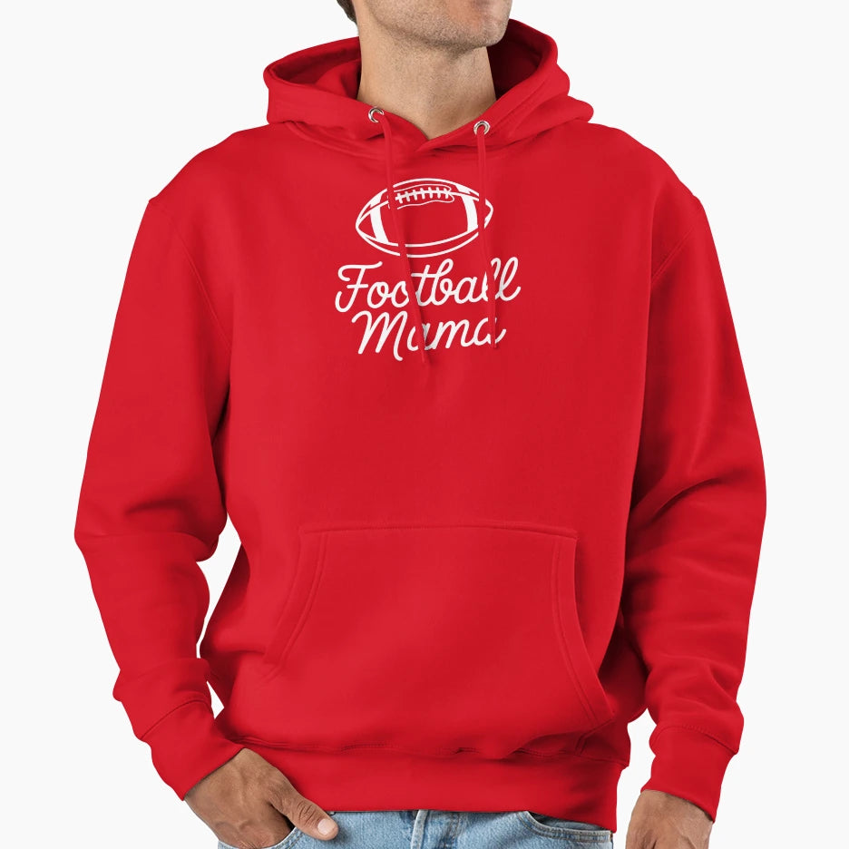 Football Mama Hoodie - Custom Art Print Men Women - T-Shirt, Sweatshirt, Hoodie