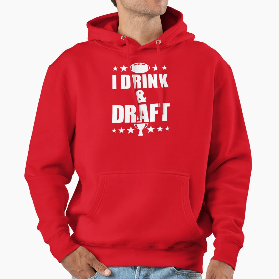 I Drink Draft Hoodie - Aesthetic Graphic Men Women - T-Shirt, Sweatshirt, Hoodie