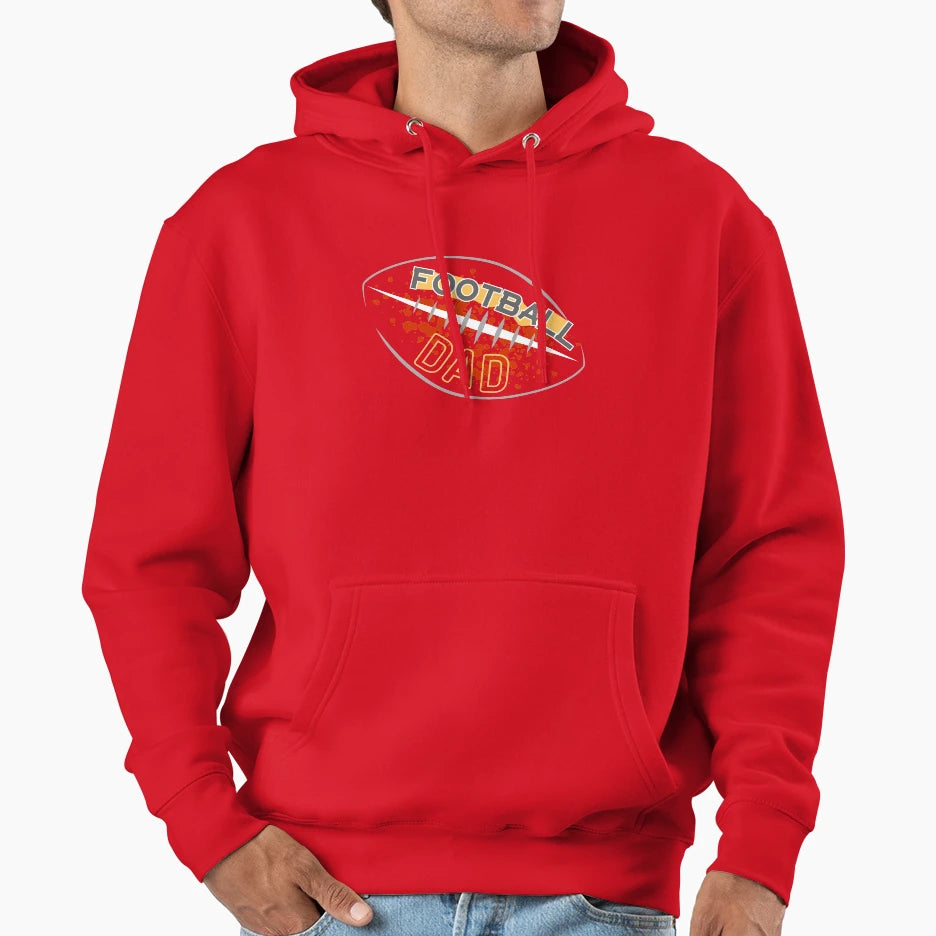Football Dad Birthday Day Gift T-Shirt - Trendy Graphic Men Women - T-Shirt, Sweatshirt, Hoodie