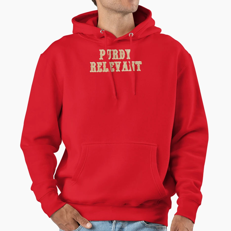 Purdy Relevant Hoodie - Aesthetic Graphic Unisex - T-Shirt, Sweatshirt, Hoodie