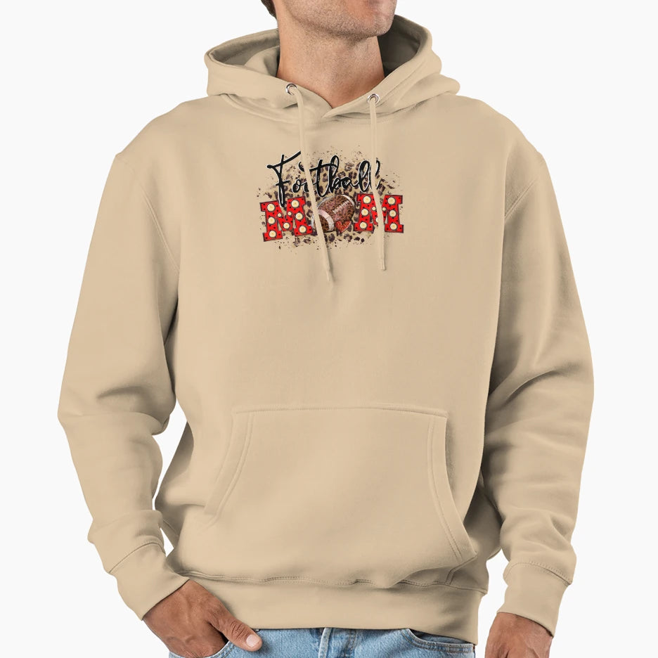 Mom Loves Sports Football Passion Soccer Hoodie - Streetwear Style Unisex - T-Shirt, Sweatshirt, Hoodie