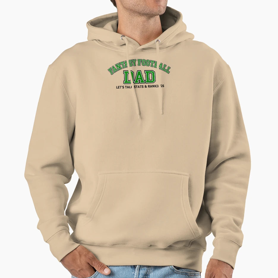 Fantasy Football Dad Hoodie - Custom Art Print Unisex - T-Shirt, Sweatshirt, Hoodie