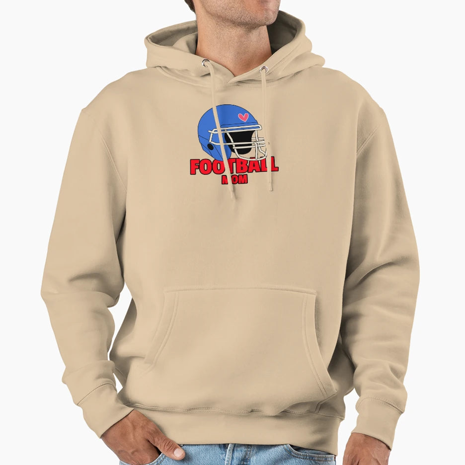 Football Mom Hoodie - Custom Art Print for Adults - T-Shirt, Sweatshirt, Hoodie
