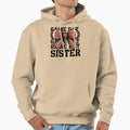 Football Sister Game Day Bow Hoodie - Trendy Graphic Men Women - T-Shirt, Sweatshirt, Hoodie