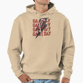 Game Day Lightning Bolt Football Fan Hoodie - Novelty Apparel Men Women - T-Shirt, Sweatshirt, Hoodie
