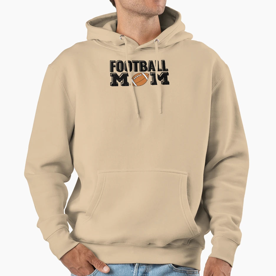 Football Mom Gift Hoodie - Trendy Graphic for Adults - T-Shirt, Sweatshirt, Hoodie