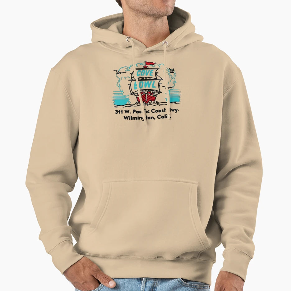 Cove Bowl Wilmington Ca Hoodie - Trendy Graphic Unisex - T-Shirt, Sweatshirt, Hoodie