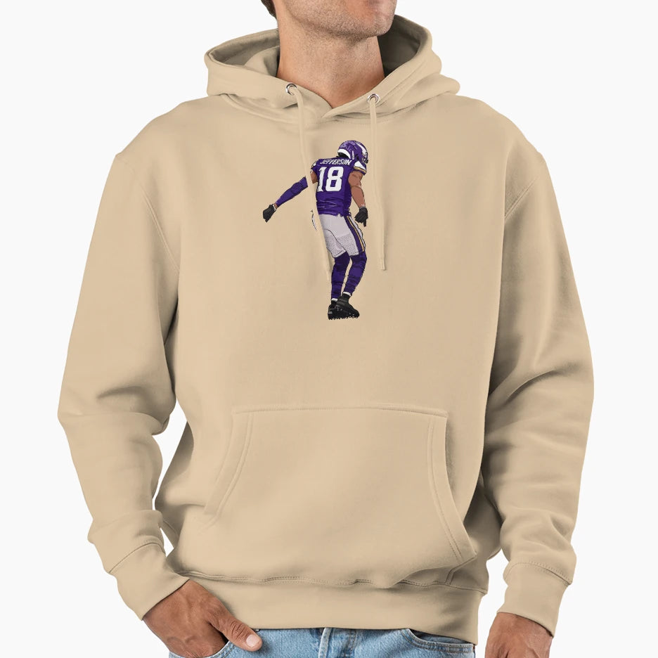 JJ Griddy Sketch Hoodie - Fun Novelty Design Unisex - T-Shirt, Sweatshirt, Hoodie