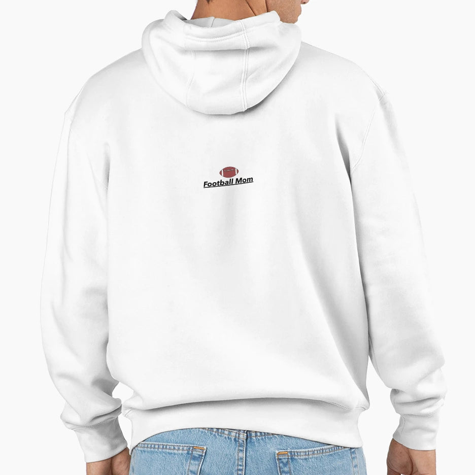 Football Mom Football Hoodie - Unique Graphic Men Women - T-Shirt, Sweatshirt, Hoodie