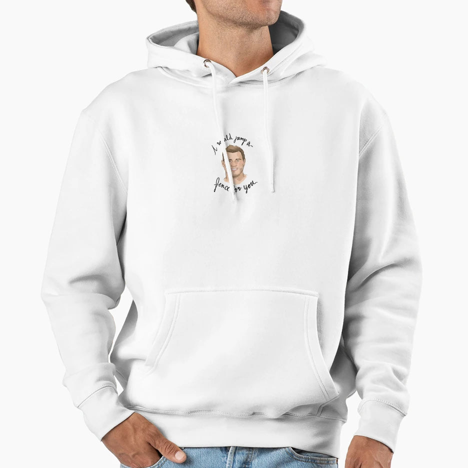 Colton I Would Jump Fence You Emblem Hoodie - Streetwear Style Unisex - T-Shirt, Sweatshirt, Hoodie