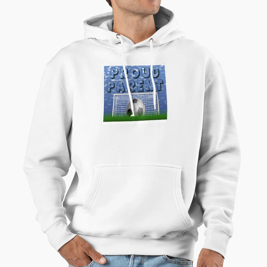 Proud Soccer Parent Hoodie - Fun Novelty Design for Adults - T-Shirt, Sweatshirt, Hoodie