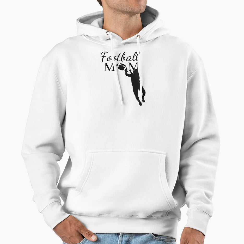 Football Mom Hoodie - Trendy Graphic Unisex - T-Shirt, Sweatshirt, Hoodie