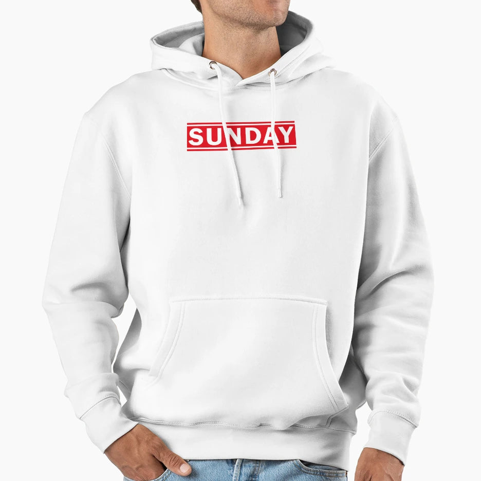 Sunday Hoodie - Trendy Graphic for Adults - T-Shirt, Sweatshirt, Hoodie