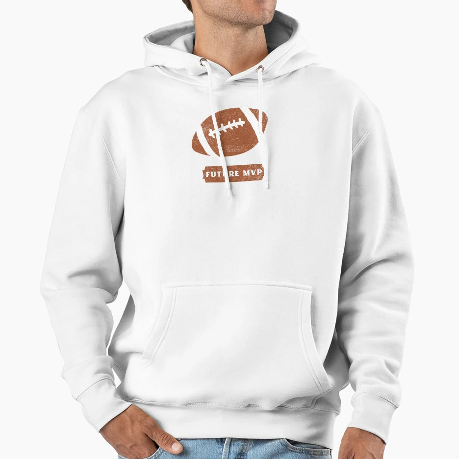 Football Mvp Game Day Sports Hoodie - Graphic Print for Adults - T-Shirt, Sweatshirt, Hoodie