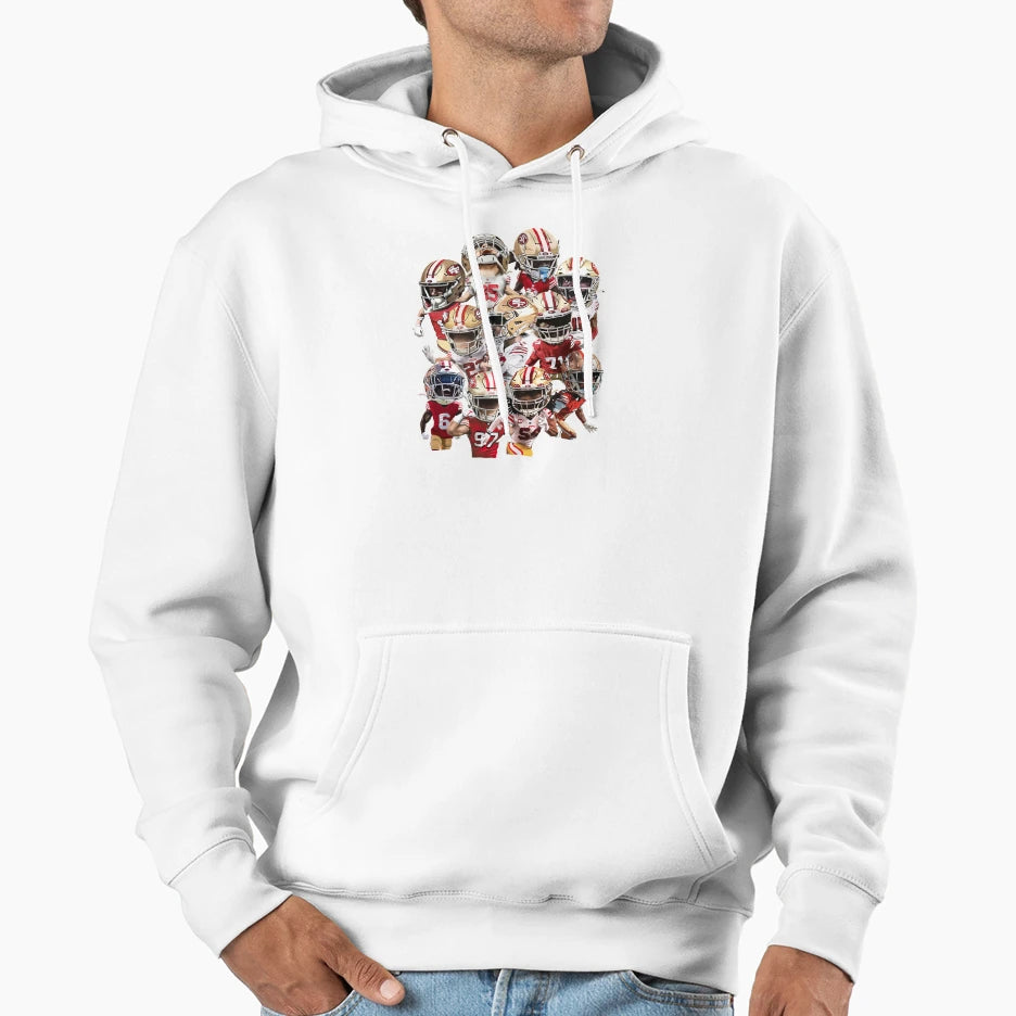 San Francisco 49Ers Niners Squad Hoodie - Streetwear Style Men Women - T-Shirt, Sweatshirt, Hoodie