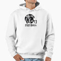 Mom Life Football Helmet Hoodie - Minimalist Print Men Women - T-Shirt, Sweatshirt, Hoodie