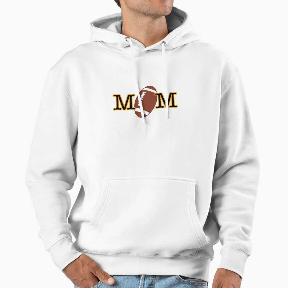 Football Mom Hoodie - Custom Art Print for Adults - T-Shirt, Sweatshirt, Hoodie