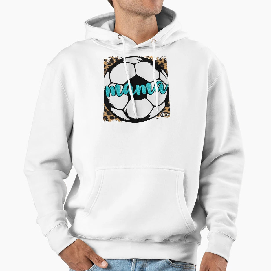 Mama Soccer Gift Hoodie - Custom Art Print Unisex - T-Shirt, Sweatshirt, Hoodie