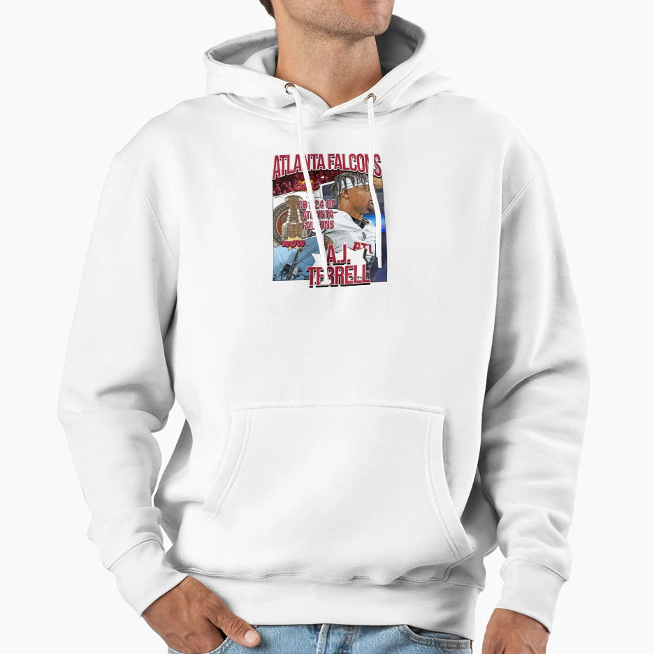 Aj Terrell Football Falcons 1 Hoodie - Fun Novelty Design for Adults - T-Shirt, Sweatshirt, Hoodie