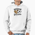 Soccer Grandma Leopard Heart Funny Hoodie - Casual Everyday Wear Unisex - T-Shirt, Sweatshirt, Hoodie