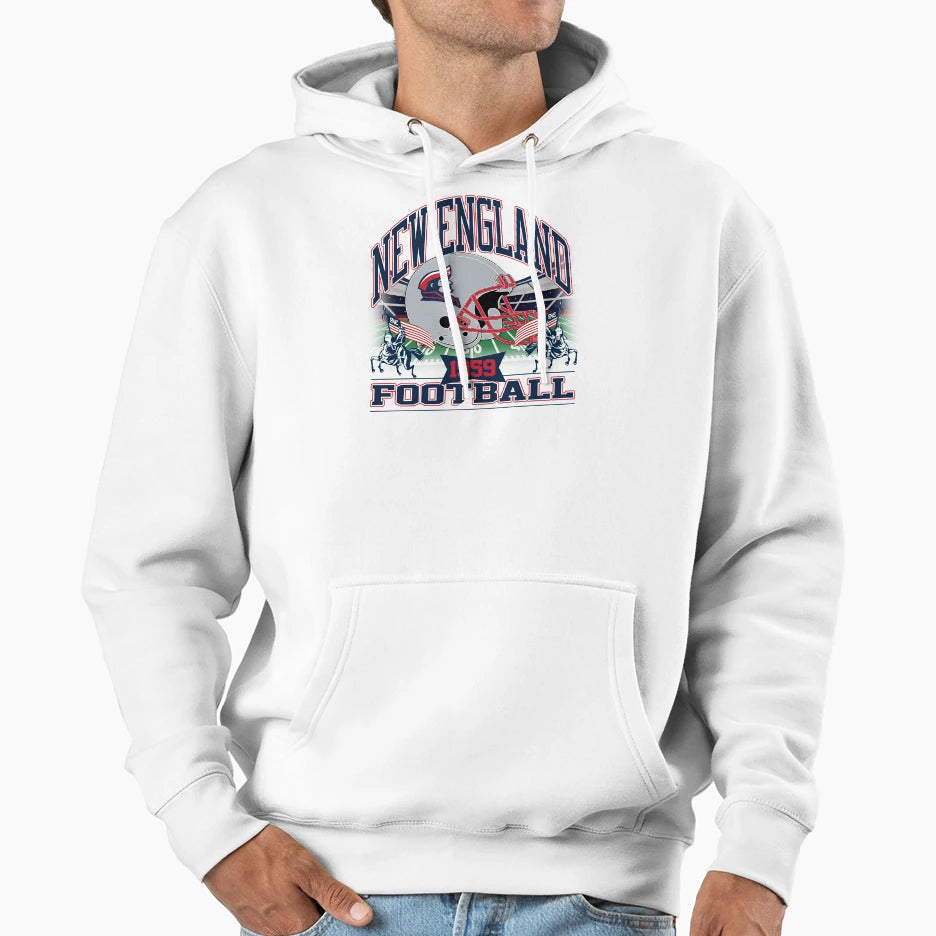 New England Football Gridiron Legacy Hoodie - Graphic Print Unisex - T-Shirt, Sweatshirt, Hoodie