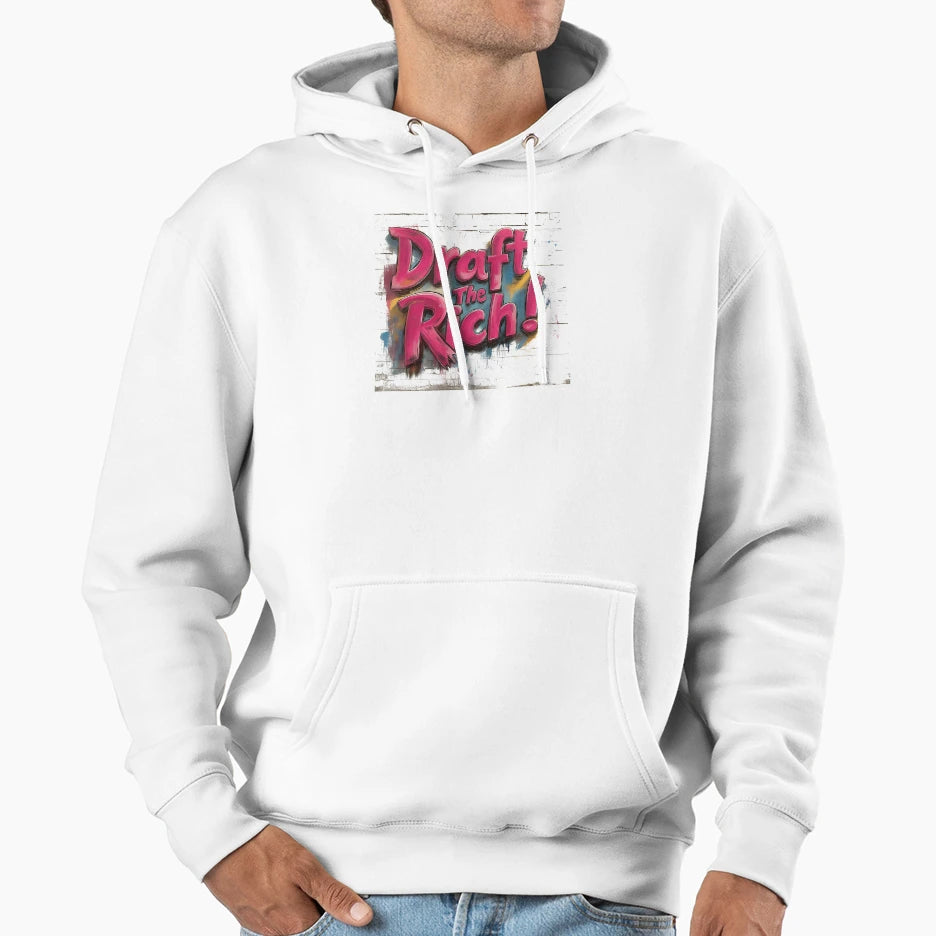 Draft Rich Street Art Hoodie - Fun Novelty Design Men Women - T-Shirt, Sweatshirt, Hoodie