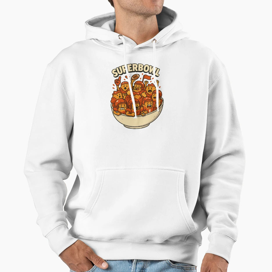 Superbowl Funny Potato Football Hoodie - Casual Everyday Wear for Adults - T-Shirt, Sweatshirt, Hoodie
