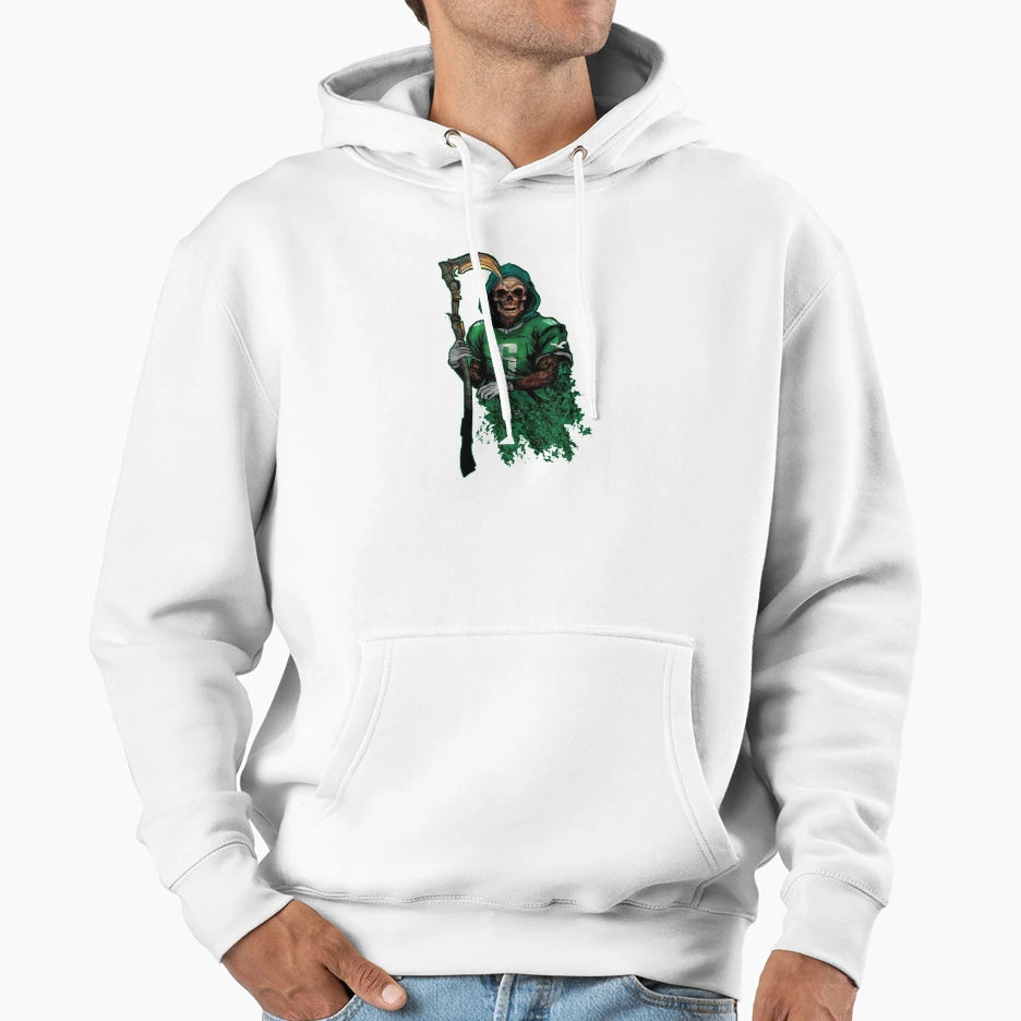 Slim Reaper Football Hoodie - Casual Everyday Wear for Adults - T-Shirt, Sweatshirt, Hoodie