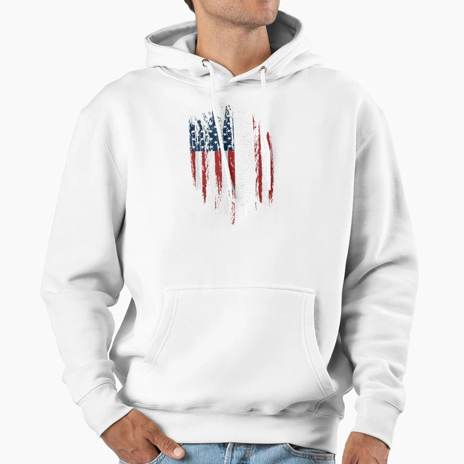 Baseball Nana American Flag Grandma Hoodie - Streetwear Style Unisex - T-Shirt, Sweatshirt, Hoodie