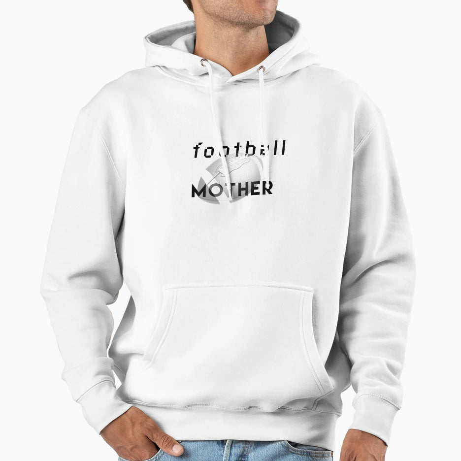 Football Mother Scooring Moms American Hoodie - Novelty Apparel Unisex - T-Shirt, Sweatshirt, Hoodie
