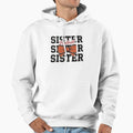 Football Sister Coquette Bow Teen Game Hoodie - Streetwear Style Men Women - T-Shirt, Sweatshirt, Hoodie