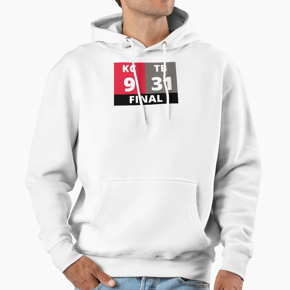 Tb 31 Kc 9 Tampa Bay Football Hoodie - Trendy Graphic Men Women - T-Shirt, Sweatshirt, Hoodie