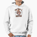 Coquette Bow Football Sister Game Day Hoodie - Trendy Graphic for Adults - T-Shirt, Sweatshirt, Hoodie