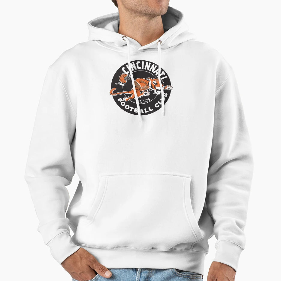 Cincinnati Football Club Hoodie - Graphic Print for Adults - T-Shirt, Sweatshirt, Hoodie