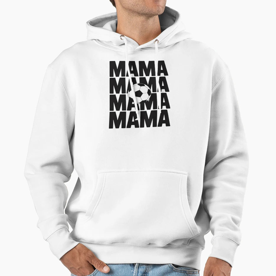 Soccer Mama Hoodie - Graphic Print Men Women - T-Shirt, Sweatshirt, Hoodie