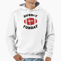 Sunday Funday Hoodie - Minimalist Print for Adults - T-Shirt, Sweatshirt, Hoodie
