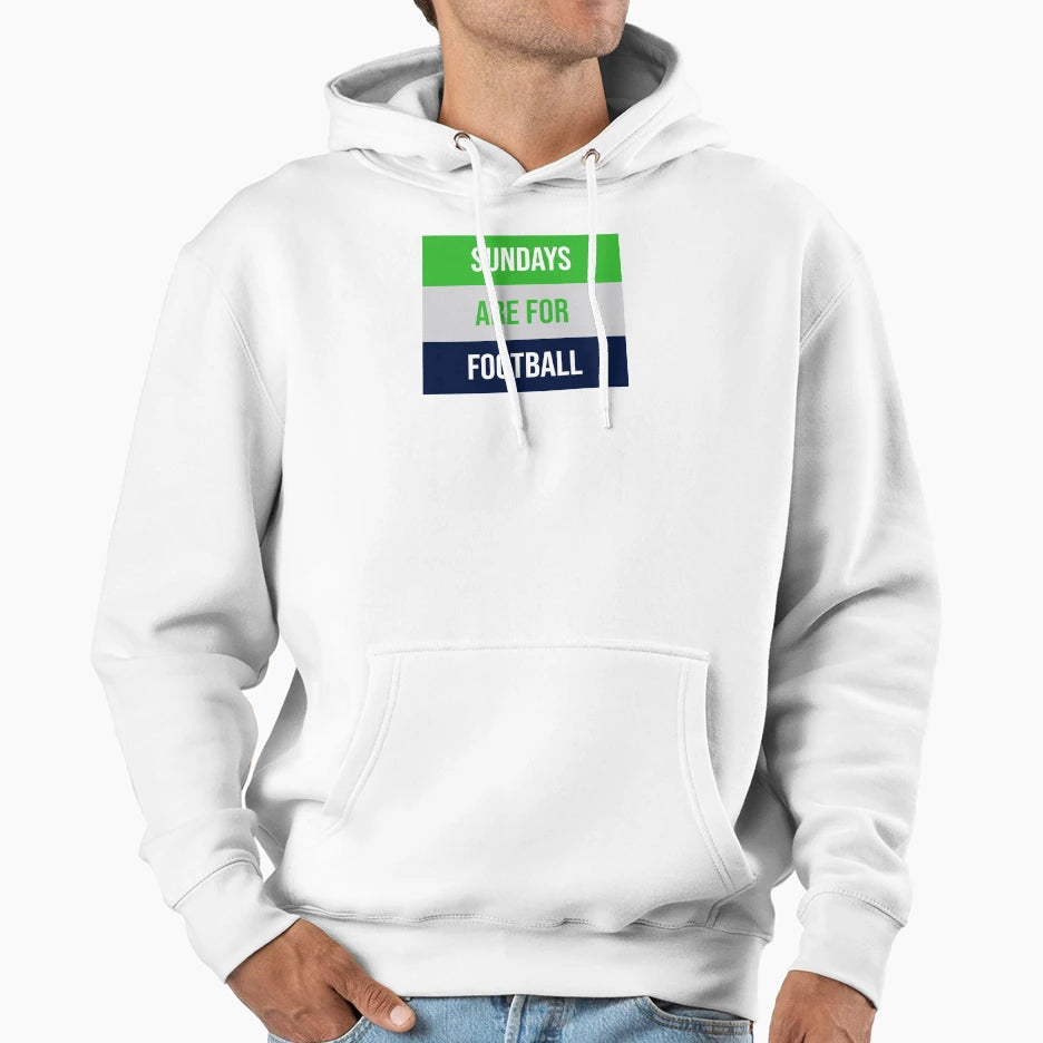 Sundays Are Football Hoodie - Unique Graphic Unisex - T-Shirt, Sweatshirt, Hoodie