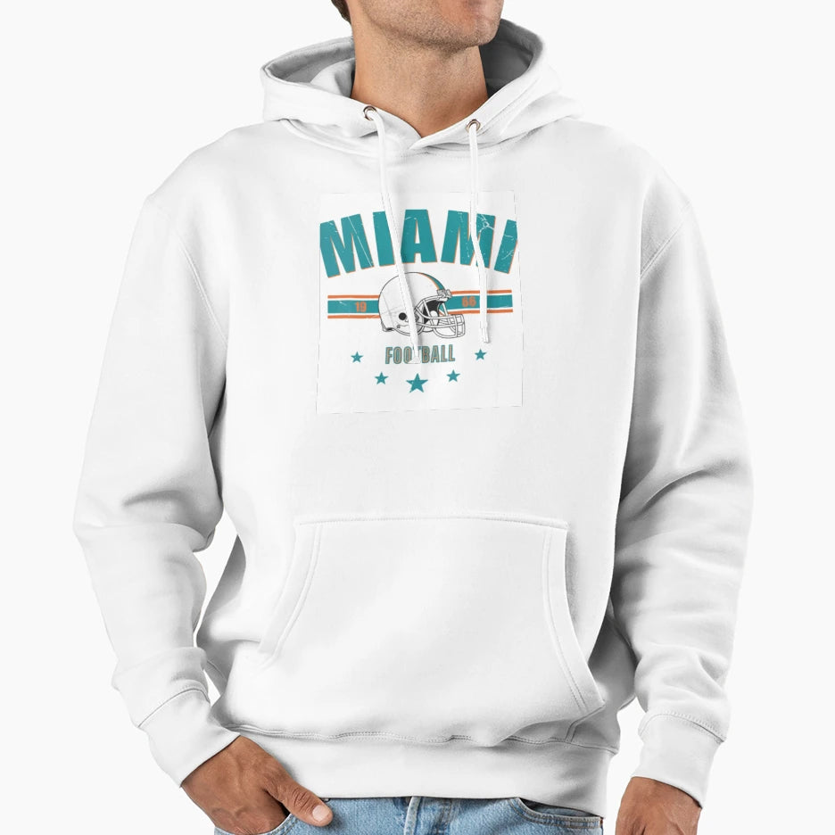 Miami Dolphins Hoodie - Trendy Graphic Men Women - T-Shirt, Sweatshirt, Hoodie