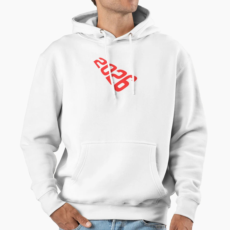 New Year 2026 Hoodie - Minimalist Print Men Women - T-Shirt, Sweatshirt, Hoodie