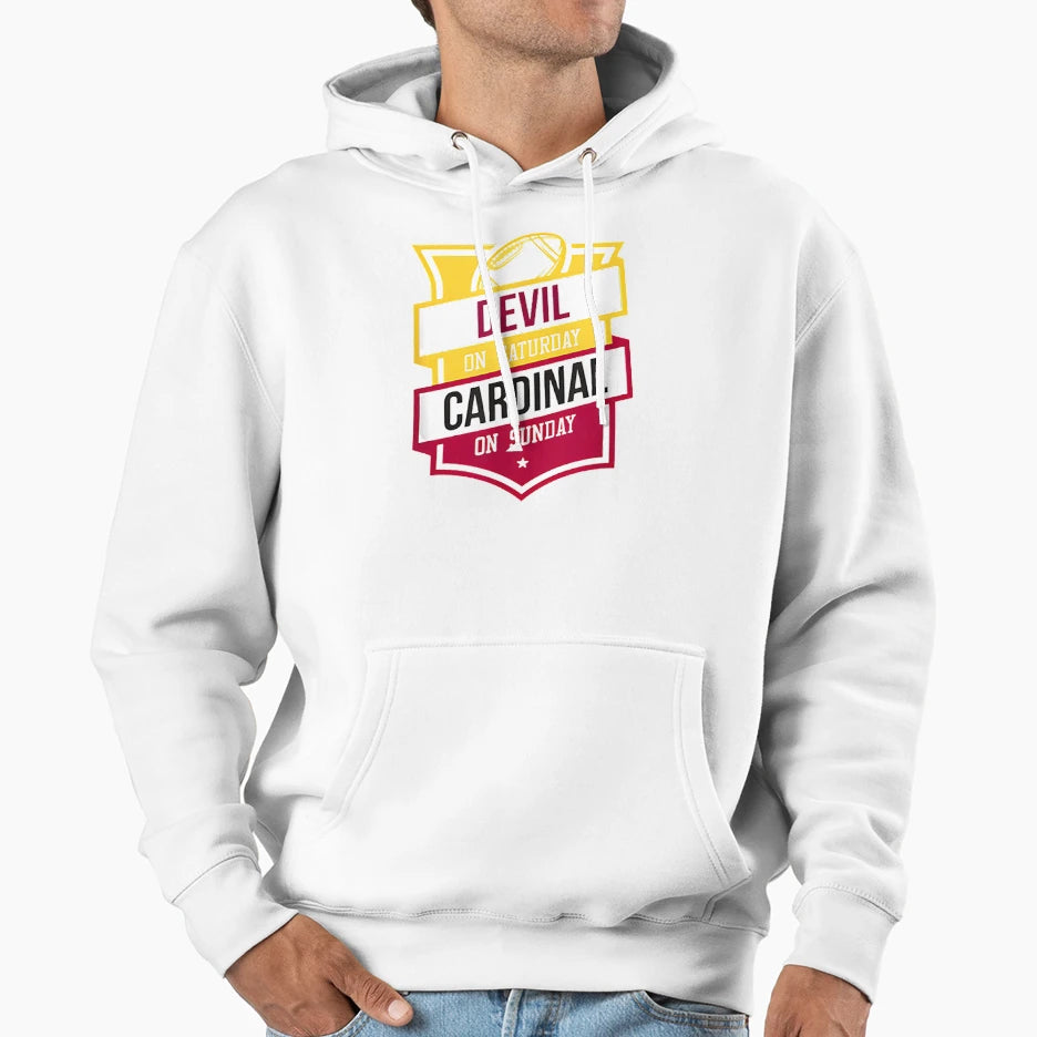 Devil Saturday Hoodie - Casual Everyday Wear Men Women - T-Shirt, Sweatshirt, Hoodie