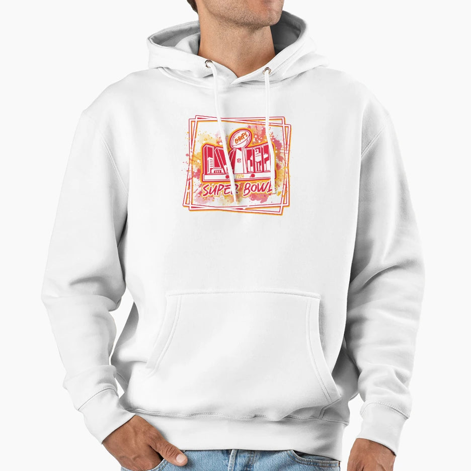 Super Bowl 2024 Chiefs Hoodie - Graphic Print Men Women - T-Shirt, Sweatshirt, Hoodie